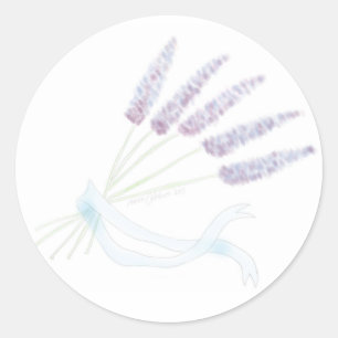 Sticker Rond Lavande