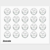 Sticker Rond Lavande et Eucalyptus (Feuille)