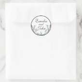 Sticker Rond Lavande et Eucalyptus (Sac)
