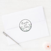 Sticker Rond Lavande et Eucalyptus (Enveloppe)