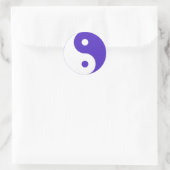 Sticker Rond Lavande Purple Yin-Yang (Sac)