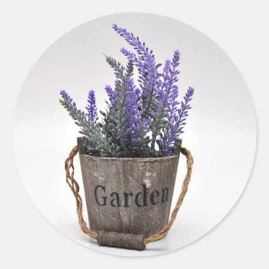 Sticker Rond lavander (Devant)