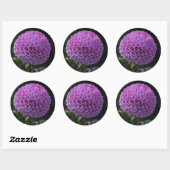 Sticker Rond Lavander Dahlia (Feuille)