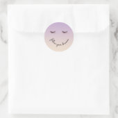 Sticker Rond Lavender Cream Eyelashes (Sac)