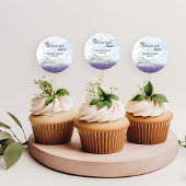 Sticker Rond L'aventure commence Lavender Valley Mariage