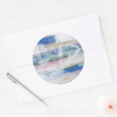 Sticker Rond Laver blanc II (Enveloppe)