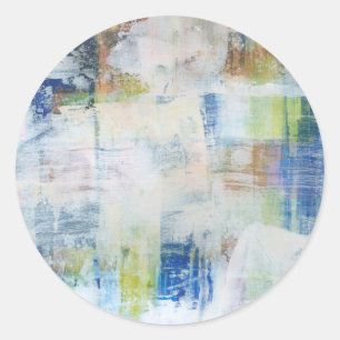 Sticker Rond Laver blanc III