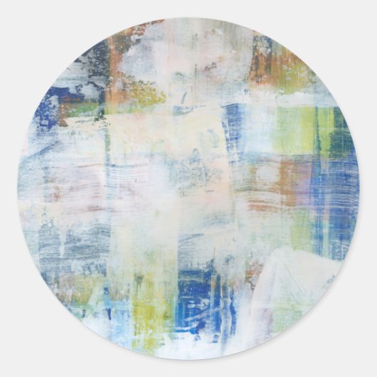 Sticker Rond Laver blanc III (Devant)