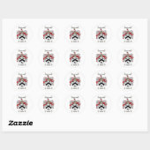 STICKER ROND LAWSON FAMILLE CREST - LAWSON COAT D'ARMES (Feuille)
