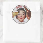 Sticker Rond L'BItsch Kitsch : Portraits à broches (Sac)