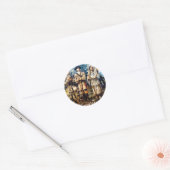 Sticker Rond LC et voyage (Enveloppe)