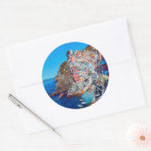 Sticker Rond ldp RIOMAGGIORE - Cinque Terre - (Enveloppe)
