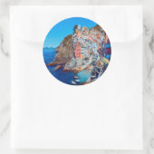 Sticker Rond ldp RIOMAGGIORE - Cinque Terre - (Sac)