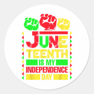 Sticker Rond Le 18e siècle Accentue l'histoire afro-américaine