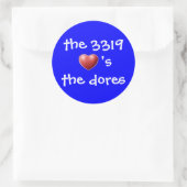 Sticker Rond le 3319 (Sac)