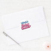 Sticker Rond Le Baby shower de Victoria (Enveloppe)
