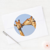 Sticker Rond Le baiser (Enveloppe)