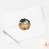 Sticker Rond Le baiser de Gustav Klimt (Enveloppe)