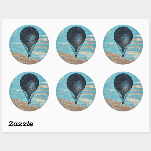 Sticker Rond Le Ballon par E. Pichot (Feuille)