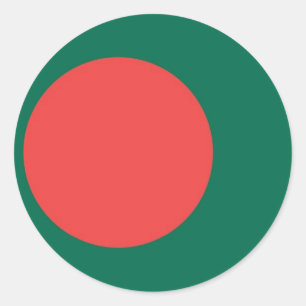 Sticker Rond le Bangladesh