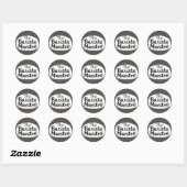 Sticker Rond Le Barista Maestro (Feuille)