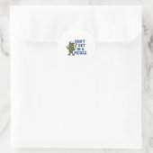 Sticker Rond Le Baseball Ne Se Trouve Pas Dans Le Picky Funny B (Sac)
