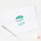Sticker Rond Le Bat mitzvah de Harper (Enveloppe)