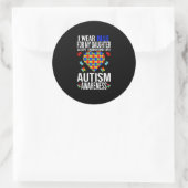 Sticker Rond Le Bleu de la guerre (Sac)