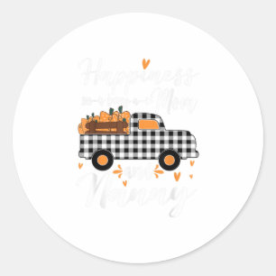 Sticker Rond Le Bonheur Des Femmes Est D'Être Une Mère Et Une N