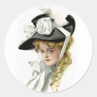Sticker Rond Le Bonnet noir