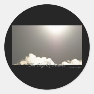 Sticker Rond Le Bord Du Ciel Vêtements, Cadeaux & Objets de col