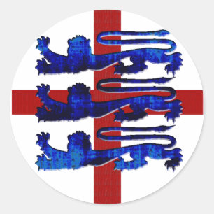 Sticker Rond Le Brésil 2014 - Drapeau de l'anglais de