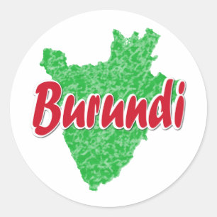 Sticker Rond Le Burundi