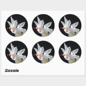 Sticker Rond Le Cactus de Noël de Julie (Feuille)