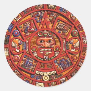 Sticker Rond Le calendrier maya