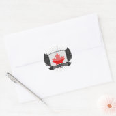 STICKER ROND LE CANADA (Enveloppe)