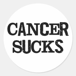 Sticker Rond Le Cancer suce