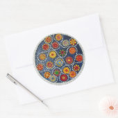 Sticker Rond Le changement d'Tee (Enveloppe)