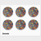 Sticker Rond Le changement d'Tee (Feuille)