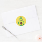 Sticker Rond Le charme d'Avocado (Enveloppe)