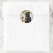 Sticker Rond Le chat de l'alchimiste (Sac)