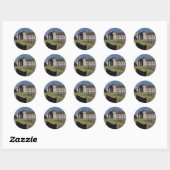 Sticker Rond le château d'edinburgh (Feuille)