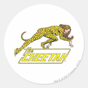 Sticker Rond Le Cheetah
