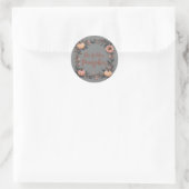 Sticker Rond Le Citrouille d'or (Sac)