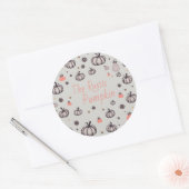 Sticker Rond Le Citrouille rustique (Enveloppe)