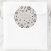 Sticker Rond Le Citrouille rustique (Sac)