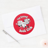 Sticker Rond Le club du livre interdit (Enveloppe)