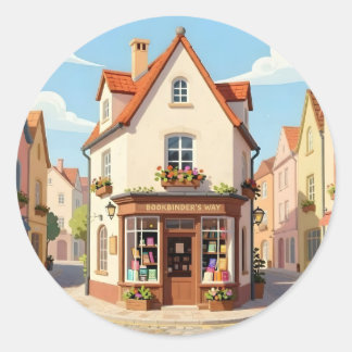 Sticker Rond Le Coin Lecture - 