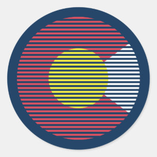 Sticker Rond le Colorado c