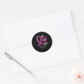 Sticker Rond Le combat de maman est ma lutte Conscience du canc (Enveloppe)